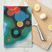 Verstärkter Impulse von Wassily Kandinsky Handtuch (Viertel Falte)