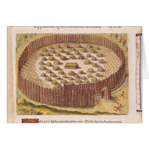 Verstärktes indisches Dorf, von 'kurzen 2