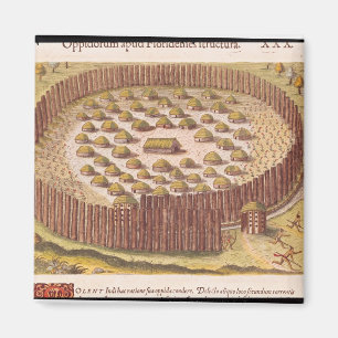 Verstärktes indisches Dorf, von 'kurzen 2 Magnet