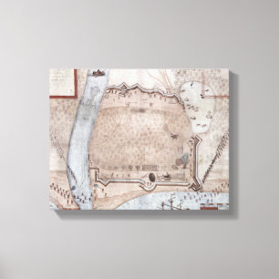 Verstärktes Lager, Puerto Rico Leinwanddruck