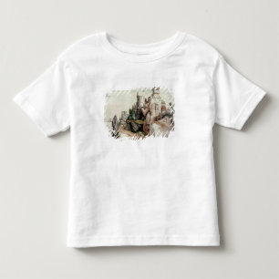 Verstärktes Schloss Kleinkind T-shirt