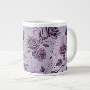 Verstaubte Lavendel-Rosa-Träumerische Farbtöne Flo Jumbo-Tasse
