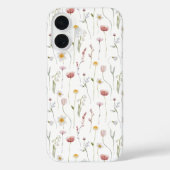 Verstaubte rosa Wasserfarbe Wildblume Case-Mate iPhone Hülle (Rückseite)