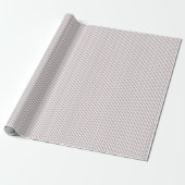 Verstaubtes Mauve Dünn Gestreift Geschenkpapier (Ungerollt)