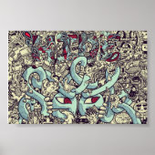 Versteck dich! Pop Art Poster! Poster (Vorne)