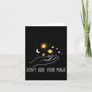 Verstecke deine magische Motivationsbotschaft nich Karte