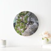 Verstecken der Kitten Wall Clock Große Wanduhr (Zuhause)