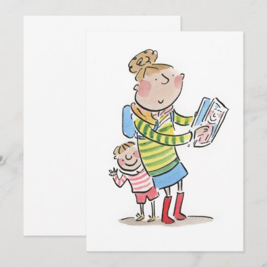 Verstecken Einladung (Vorne/Hinten)