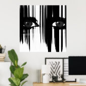 Verstecken hinter dem Schmerz Poster (Heimbüro)
