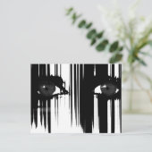 Verstecken hinter dem Schmerz Postkarte (Stehend Vorderseite)