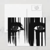 Verstecken hinter dem Schmerz Postkarte (Vorne/Hinten)
