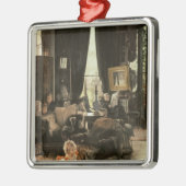 Verstecken James Tissots |, c.1880-82 Silbernes Ornament (Links)