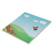 VERSTECKEN MIT SCHALTFLÄCHE UND BLUME FLIESE (Seite)