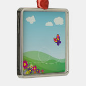 VERSTECKEN MIT SCHALTFLÄCHE UND BLUME ORNAMENT AUS METALL (Rechts)