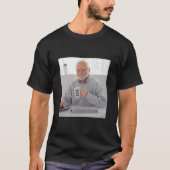 Verstecken Sie den Schmerz Harold Coffee Cup Alter T-Shirt (Vorderseite)