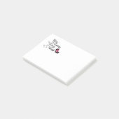 Verstecken Sie Ihre verrückten Post-Itanmerkungen Post-it Klebezettel (angewinkelt)