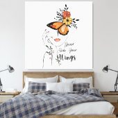 Verstecken Sie nie Ihre Wesen Leinwanddruck (Insitu (Schlafzimmer))