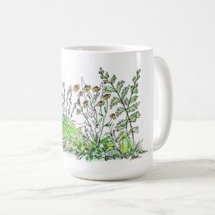 Verstecken Sie sich in den Blumen Kaffeetasse
