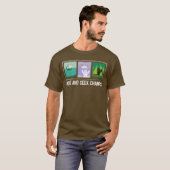 Verstecken verficht großen Fuß, Yeti, Nessie T-Shirt (Vorne ganz)