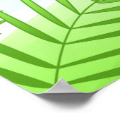 Verstecken von Zebra und Giraffe Poster (Ecke)