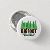 Verstecken-Weltmeister Bigfoots Sasquatch Button (Vorne & Hinten)