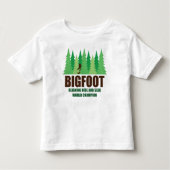 Verstecken-Weltmeister Bigfoots Sasquatch Kleinkind T-shirt (Vorderseite)