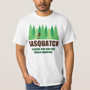 Verstecken-Weltmeister Bigfoots Sasquatch T-Shirt