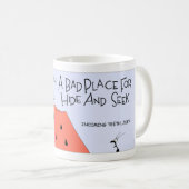 Versteckende Stelle der Wassermelone Kaffeetasse (VorderseiteRechts)