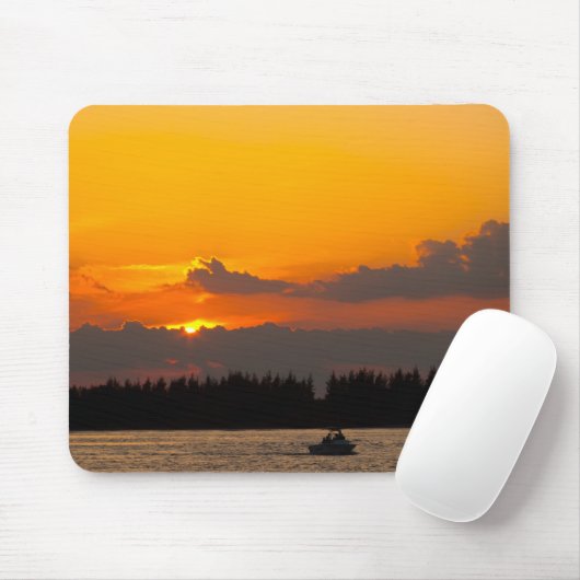 Versteckender Sonnenuntergang Mousepad (Mit Mouse)