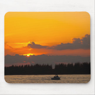 Versteckender Sonnenuntergang Mousepad