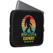 Versteckspiel Experte Bigfoot Lustig Laptopschutzhülle (Vorne Rechts)