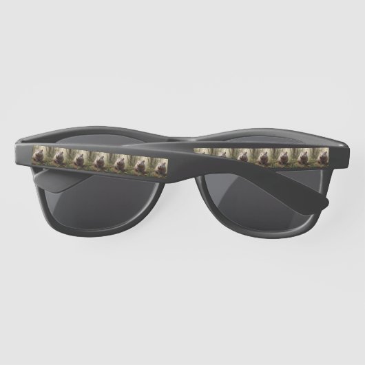 "Versteckt in Bush: Eine Aussie Wombat im Wilden" (Rückseite)