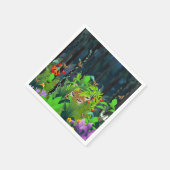 versteckt in den Folios Serviette (Ecke)