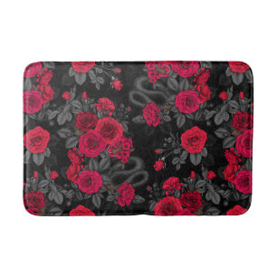 versteckt in den Rose Badematte