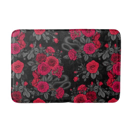 versteckt in den Rose Badematte (Vorderseite)