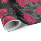 versteckt in den Rose Geschenkpapier (Rolleneckpunkt)