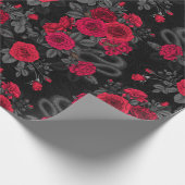 versteckt in den Rose Geschenkpapier (Ecke)