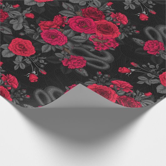 versteckt in den Rose Geschenkpapier (Ecke)