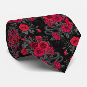 versteckt in den Rose Krawatte