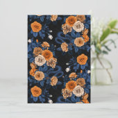 Versteckt in den Rose, orange und blau (Stehend Vorderseite)