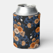 Versteckt in den Rose, orange und blau Dosenkühler (Kanne Vorderseite)