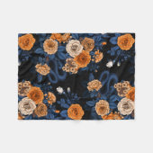 Versteckt in den Rose, orange und blau Fleecedecke (Vorderseite (Horizontal))