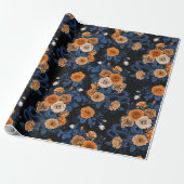 Versteckt in den Rose, orange und blau Geschenkpapier (Ungerollt)