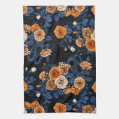 Versteckt in den Rose, orange und blau Geschirrtuch (Vertikal)