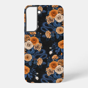 Versteckt in den Rose, orange und blau Samsung Galaxy Hülle