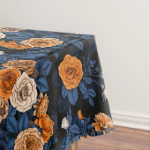 Versteckt in den Rose, orange und blau Tischdecke (Beispiel)