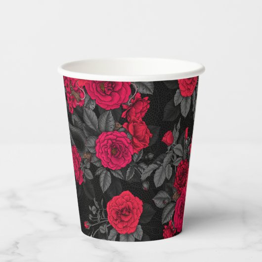 versteckt in den Rose Pappbecher (Rückseite)