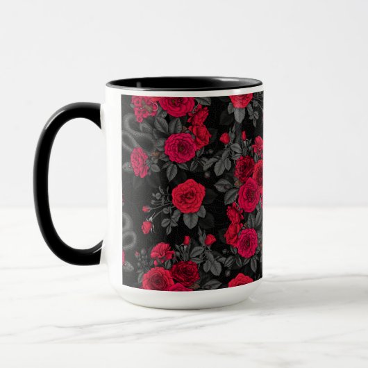 versteckt in den Rose Tasse (Links)
