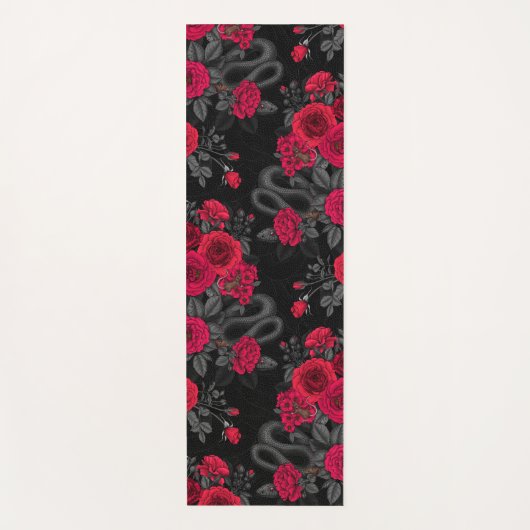 versteckt in den Rose Yogamatte (Vorderseite)