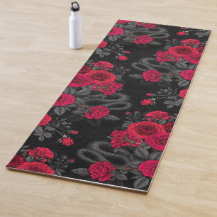 versteckt in den Rose Yogamatte